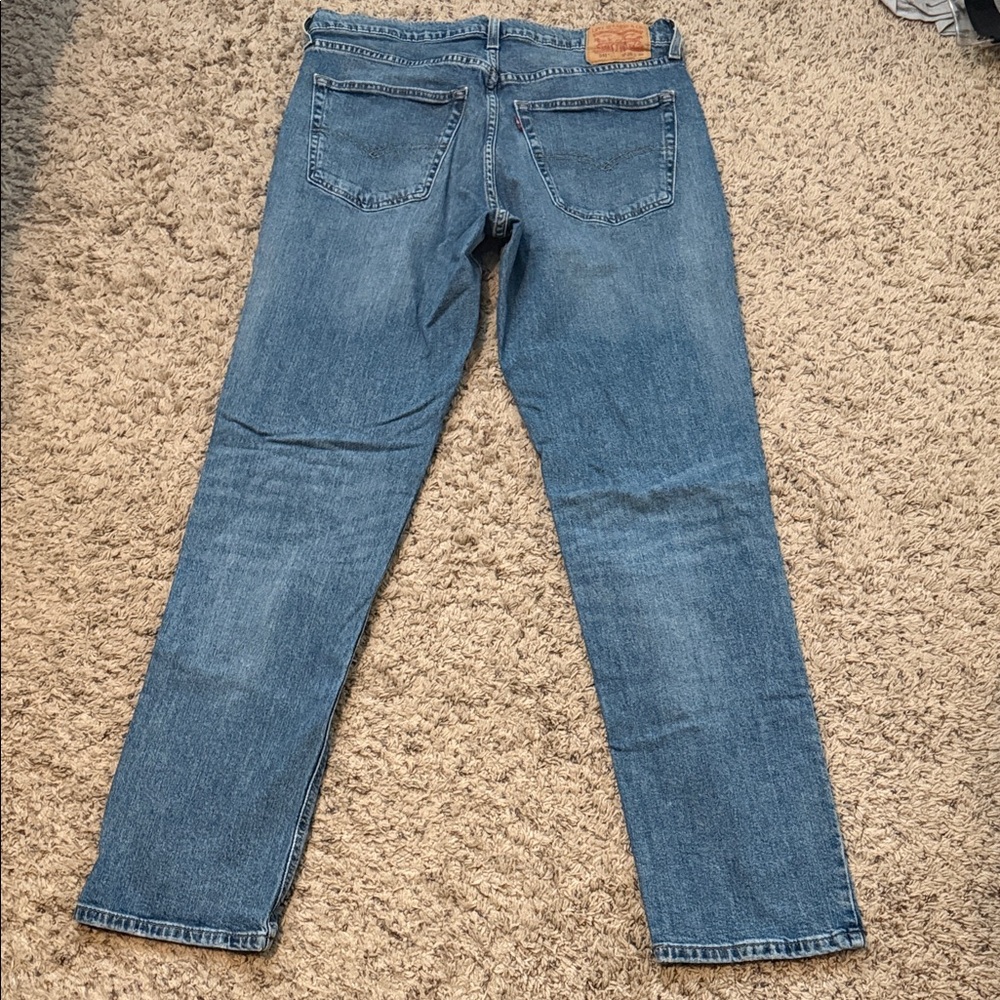 Levi's Blue Straight-Leg Jeans - Picture 6 of 7